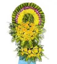 Vòng Hoa Chia Buồn Đơn Giản – Lịch Sự - Mã: I-065 - Giá: 1.300.000đ