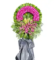 Vòng Hoa Viếng Người Già Giá Rẻ - Mã: I-074 - Giá: 800.000đ