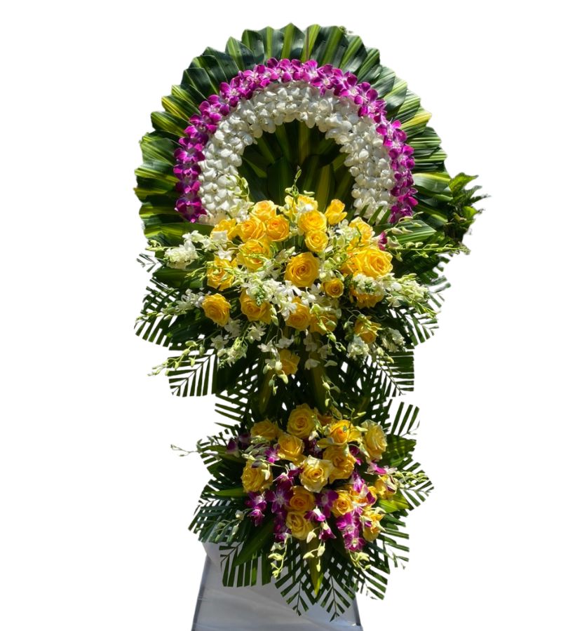 Kệ Hoa Chia Buồn Trang Nhã – Kính Viếng