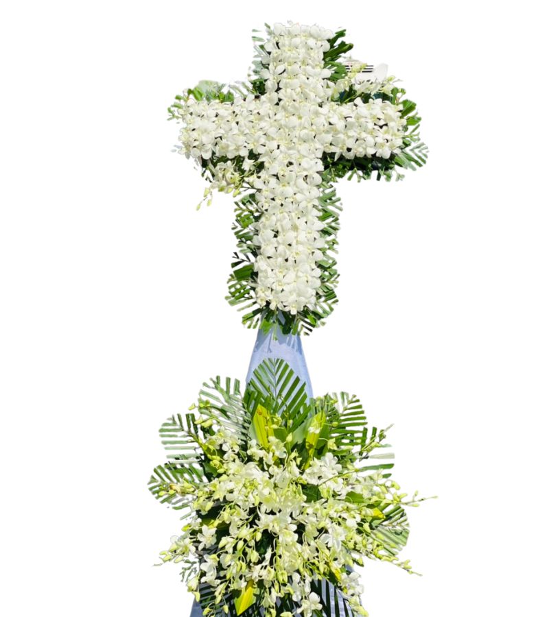 Kệ Hoa Viếng Chữ Thập