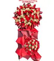 Kệ Hoa Khai Trương 2 Tầng – Đại Cát Đại Lợi