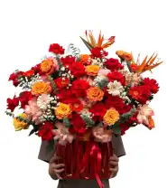 Giỏ Hoa Chúc Mừng May Mắn - Mã: I-139 - Giá: 750.000đ