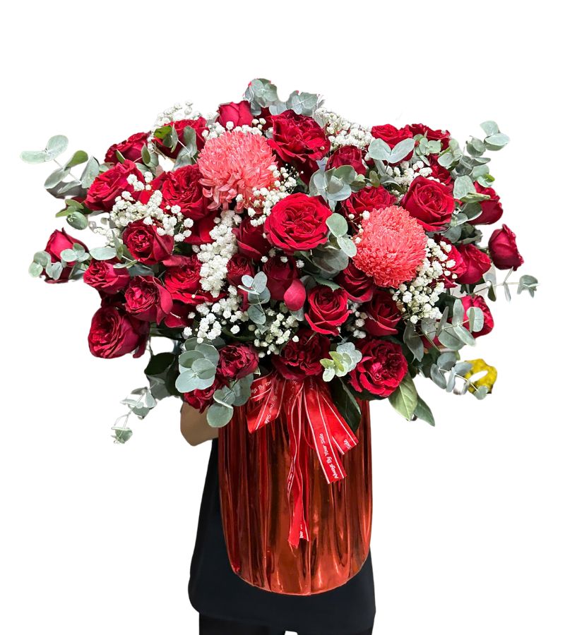 Lẵng Hoa Chúc Mừng Kỉ Niệm