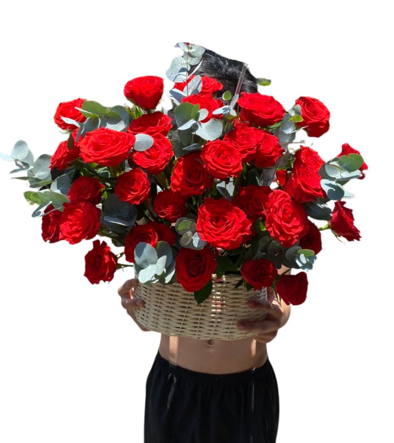 Giỏ Hoa Chúc Mừng Vạn Điều May