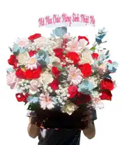 Giỏ Hoa Chúc Mừng Vạn Điều May
