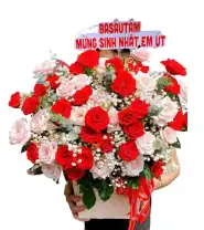 Giỏ Hoa Mừng Khai Trương Giá Rẻ