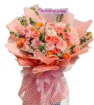 Bó Hoa Mừng Sinh Nhật Gửi Người Yêu Thương - Mã: I-212 - Giá: 1.000.000đ