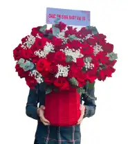 Giỏ Hoa Chúc Mừng Vạn Sự Han Thông