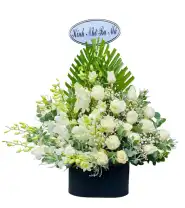Giỏ Hoa Viếng Gọn Gàng - Mã: I-183 - Giá: 550.000đ